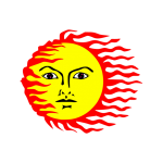 Fiery Sun Motif