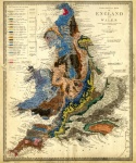 Geology England & Wales Old Map