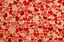 Hearts Pattern Vintage Background