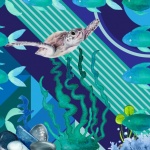 Sea Turtle Contemporary Art