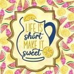 Lemon And Sweets Poster