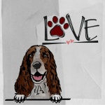 Basset Hound Love Dog Poster