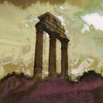 Rome Ruins Poster