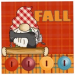 Fall Gnome Sewing Poster