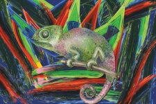 Chameleon Abstract Digital Art