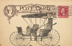 Vintage Automobile Postcard