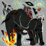 Abstract Elephant Digital Art