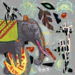 Elephant Abstract Art