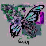 Floral Butterfly Beauty Art