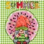 Summer Watermelon Girl Gnome