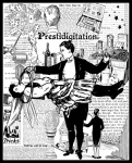 Vintage Magician Magic Newsprint