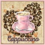 Cappuccino Coffee Poster