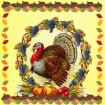 Vintage Thanksgiving Turkey Art