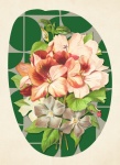 Vintage Flowers On Retro Pattern