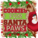 Christmas Dog Cookies Poster