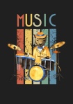 Music Drums Jazz Poster