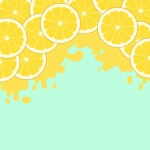 Lemon Fruit Slices Background