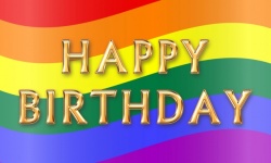 LGBT Birthday Card Colorful