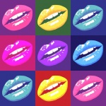 Lips, Mouth Pop Art