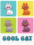 Mod Cool Cat Poster