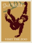Monkey Zoo Poster