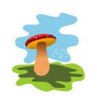 Mushroom Illustration Clipart