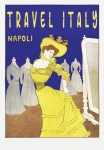 Napoli Travel Italy Vinatage Poster