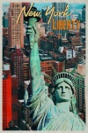 New York Skyline Vintage Poster