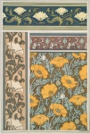 Poppy Flower Art Nouveau