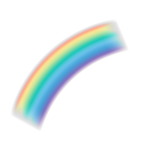 Rainbow Clipart Semi-transparent