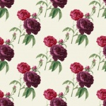 Roses Floral Pattern Backdrop