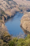Scenic Landscape Of Bend In River