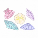 Seashells, Shells Watercolor Art