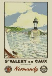 St. Valery En Caux Vintage Poster