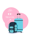 Suitcase, Backback Travel Luggage