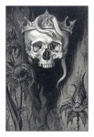 Skull Crown Vintage Art