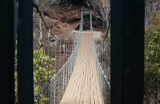 View Across A Suspension Bridge