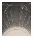 Vintage Astronomical Sun Planets