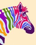 Zebra Colorful Pop Art