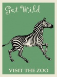 Zebra Zoo Poster