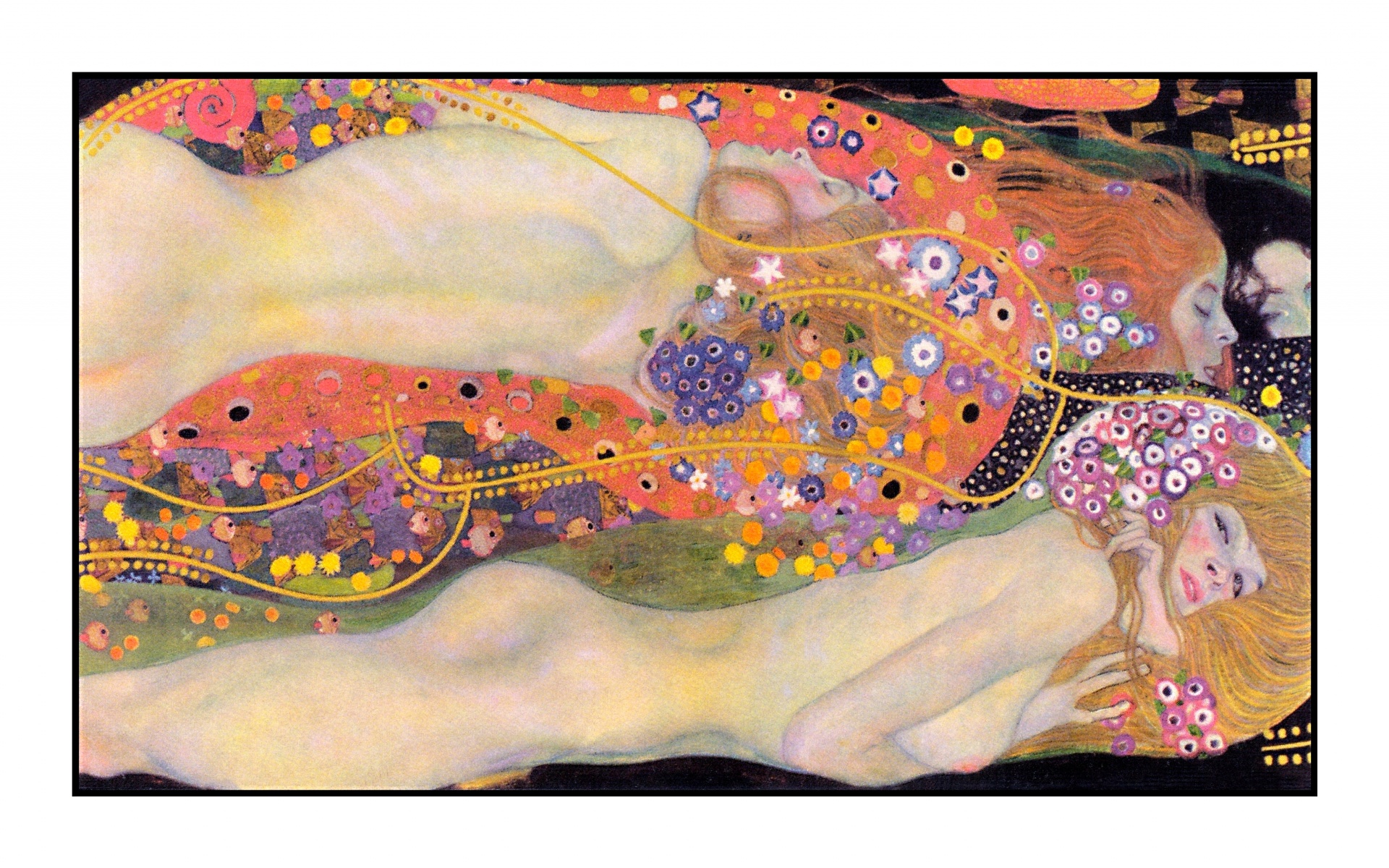 Women Gustav-Klimt Vintage Art