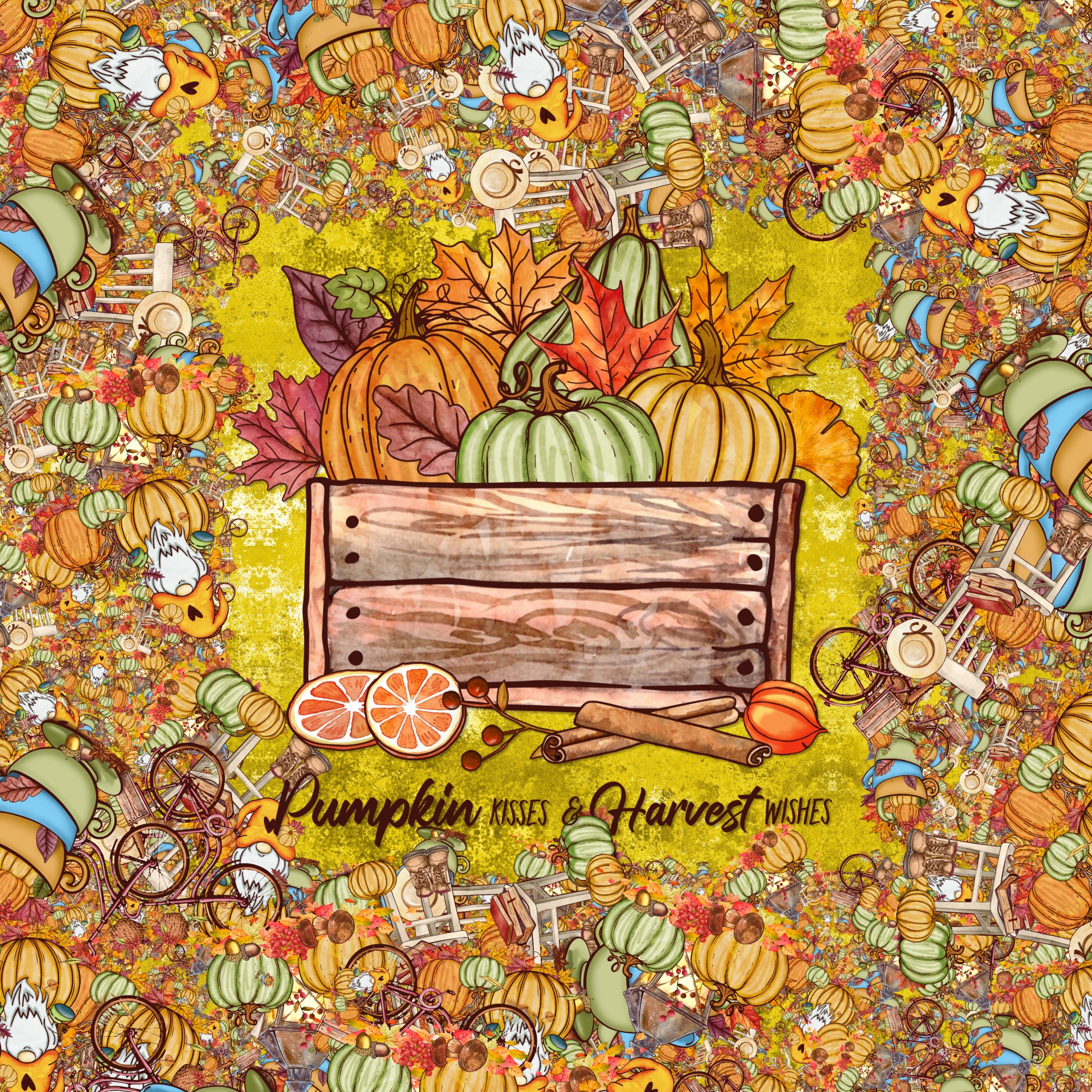 Autumn Fall Pumpkin Illustration