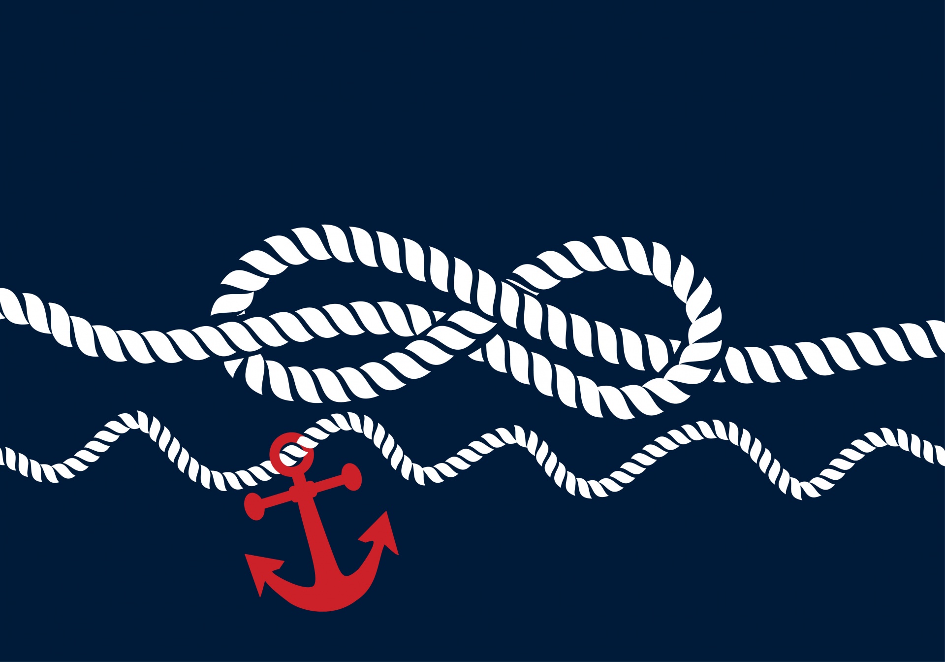 Nautical Rope Knot Background