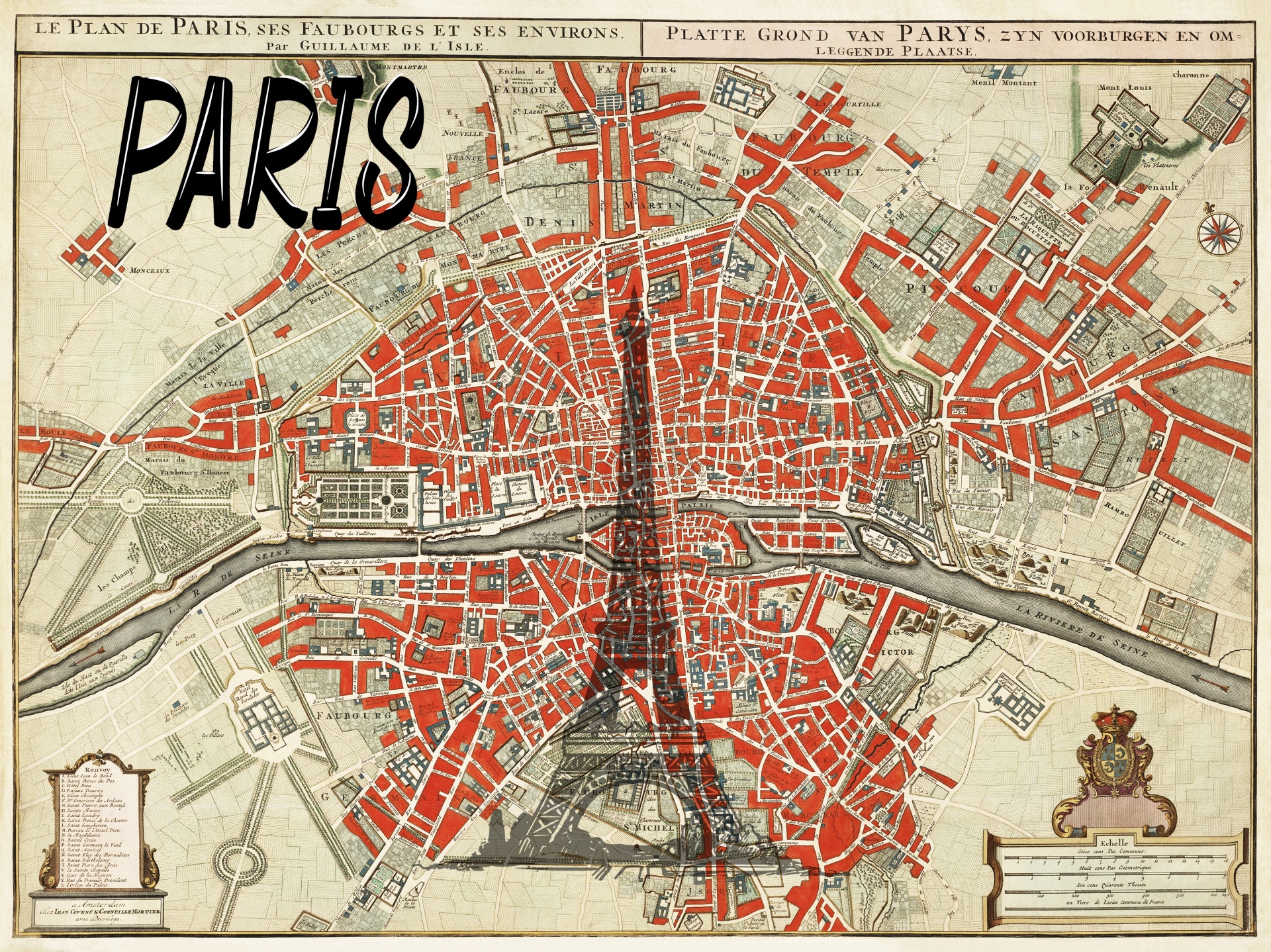 Paris Plan Map