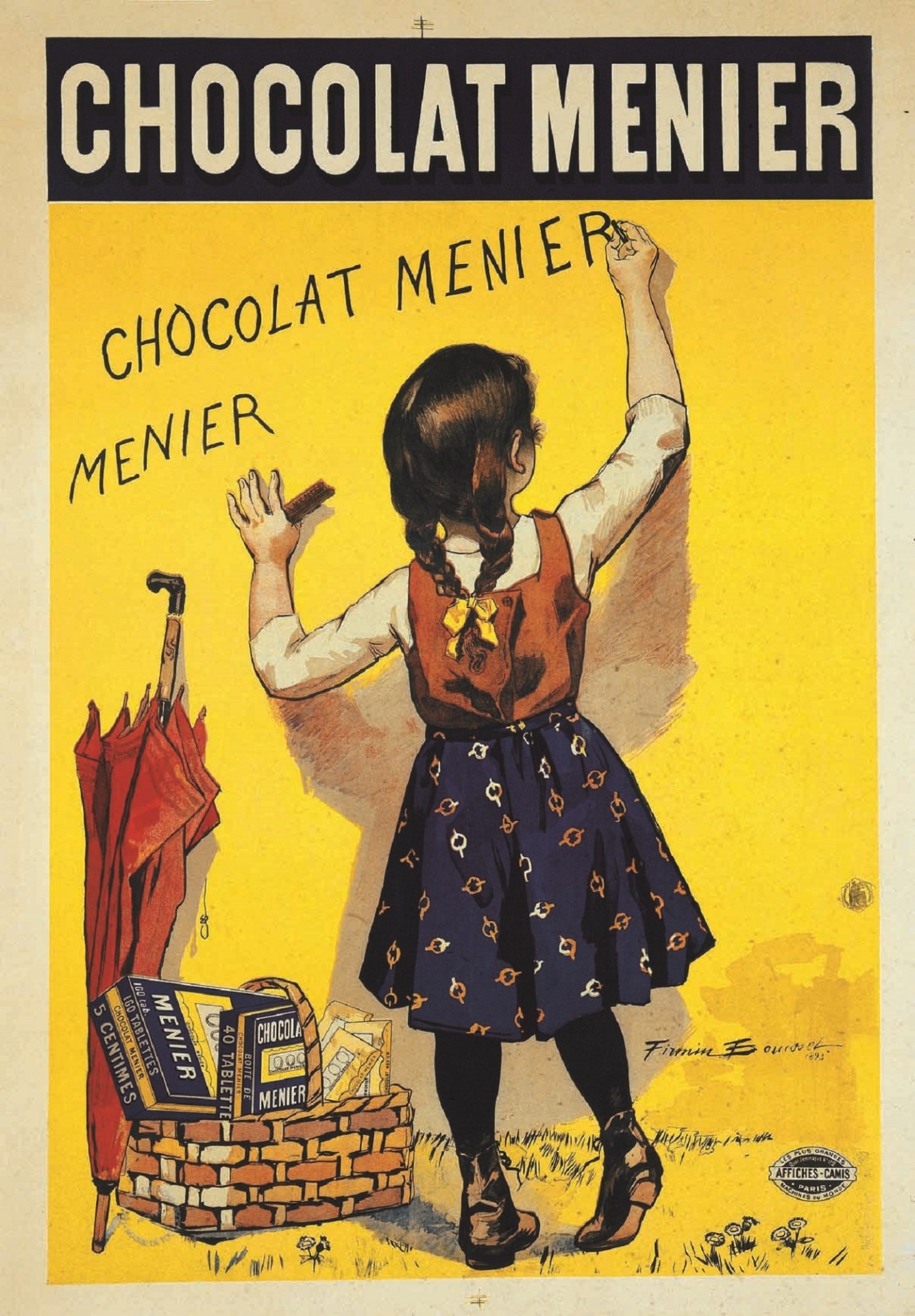 Vintage French Poster for Chocolate