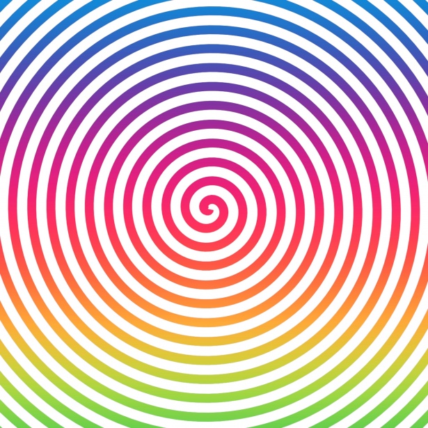 Spiralne Pierścienie Kolory Tęczy Darmowe zdjęcie - Public Domain Pictures