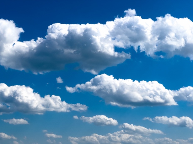 White Clouds In The Blue Sky Free Stock Photo - Public Domain Pictures
