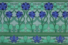 Art Deco Floral Pattern