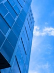Blue Building Against Sky