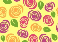 Flowers Blossoms Pattern Background